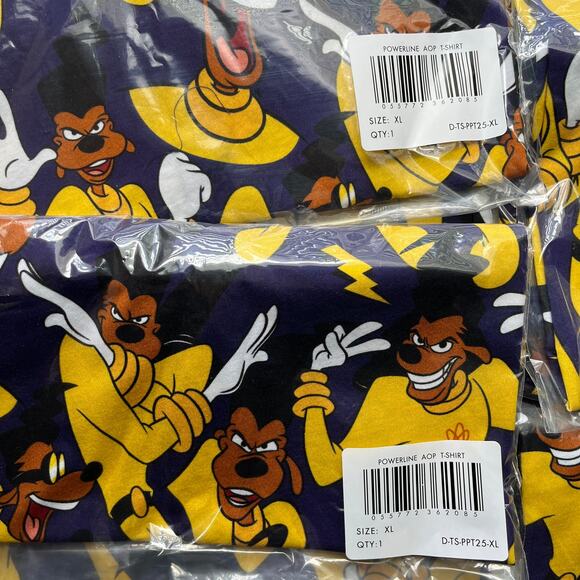 Disney Powerline Max Shirt - Cakeworthy XL AOP Goofy Movie Unisex - Picture 2 of 4